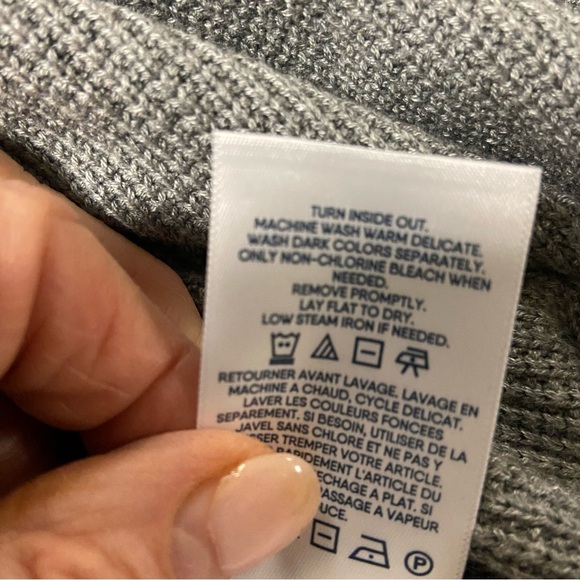 Lands’ End Women’s Sweater Cardigan Full Zip Cotton Blend 1X - Picture 12 of 13